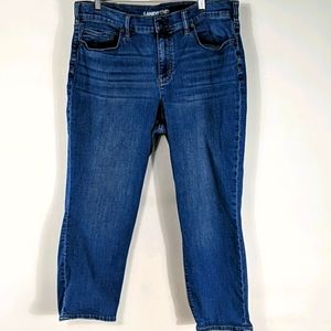 Lands'End High Rise Slim Ankle Jean Size 16W